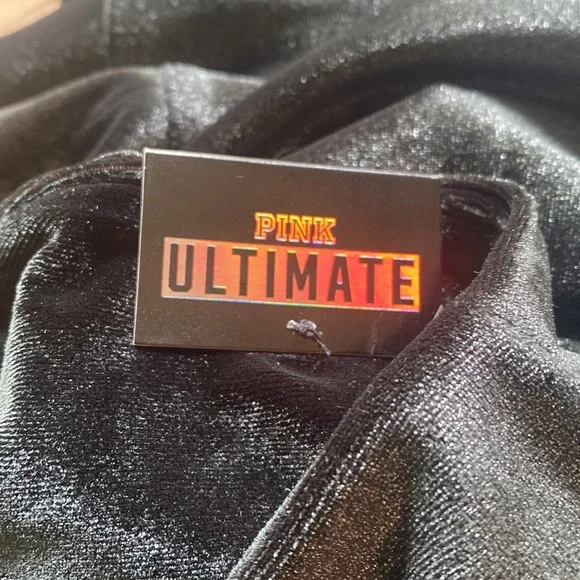 VICTORIA SECRET HIGH WAIST FULL LENGTH VELVET LEGGING  LARGE NEW - Picture 7 of 8